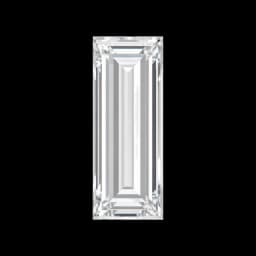 Baguette cut diamond
