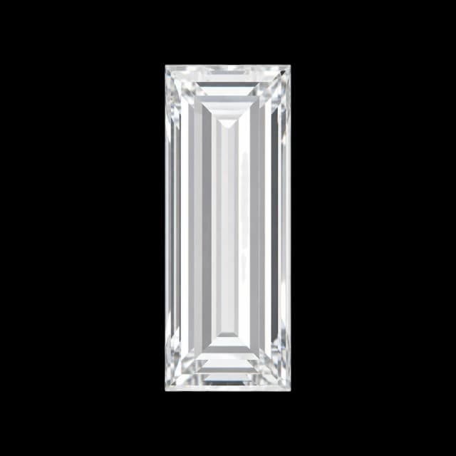 Baguette cut diamond