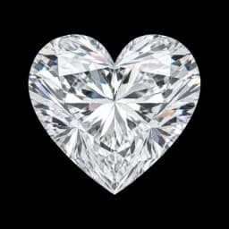 Heart cut diamond