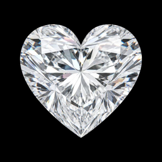 Heart cut diamond