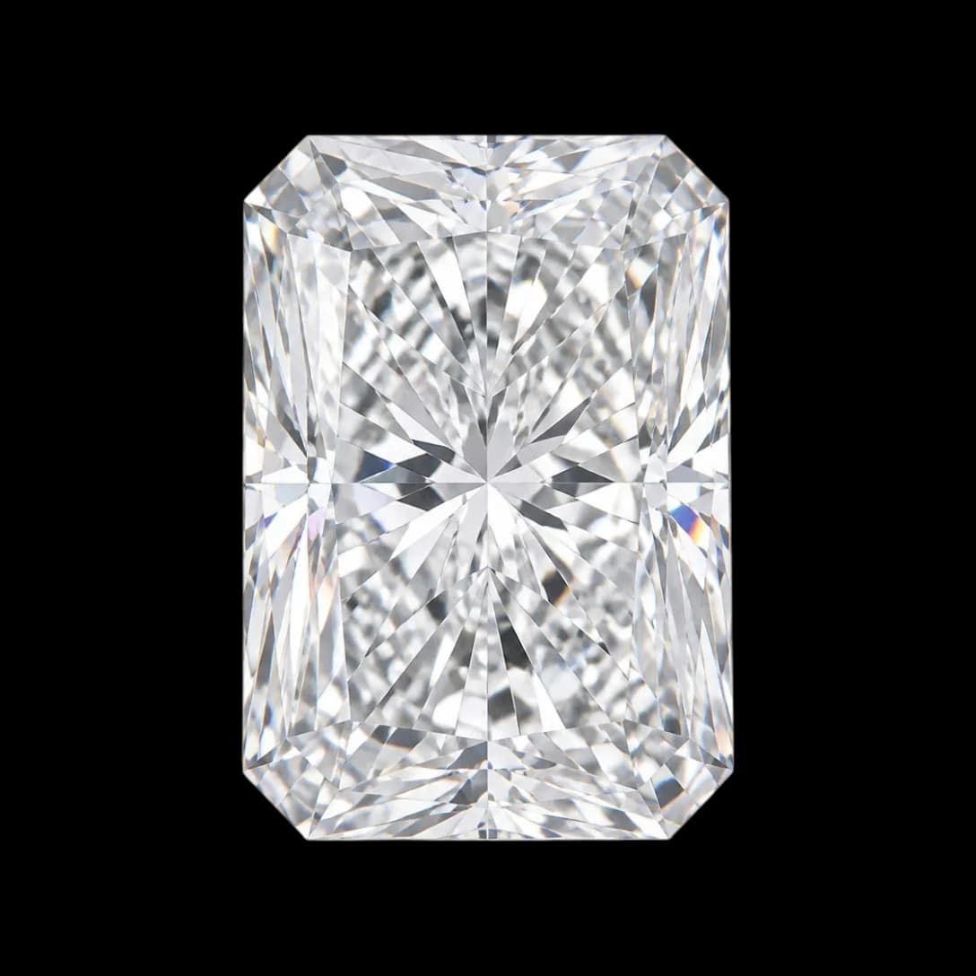 Radiant cut diamond