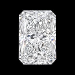 Radiant cut diamond