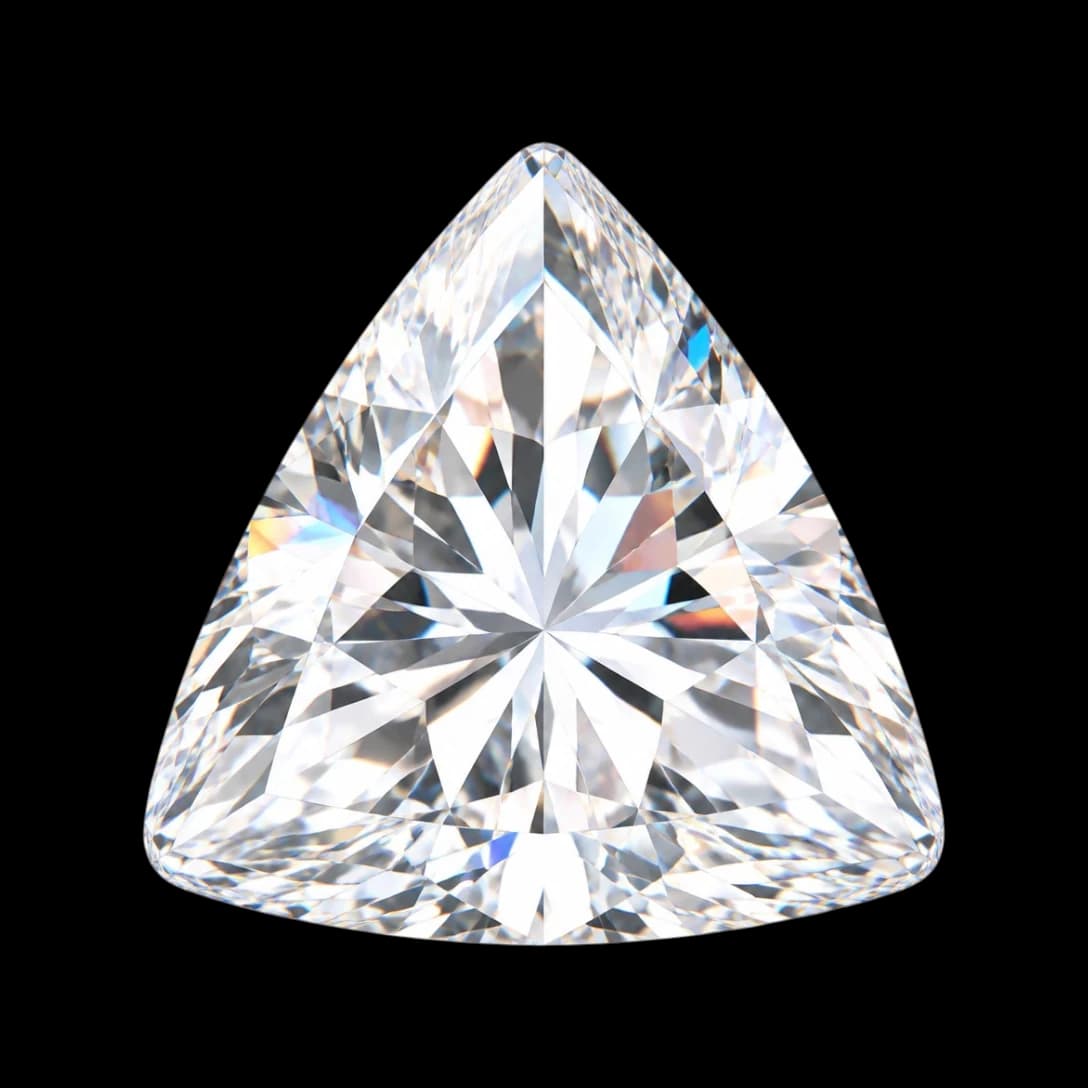 Trilliant cut diamond