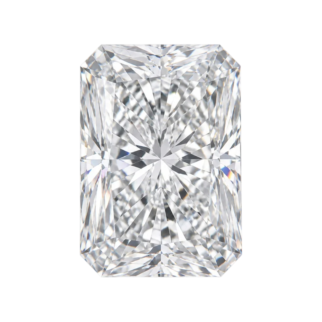 Radiant cut diamond